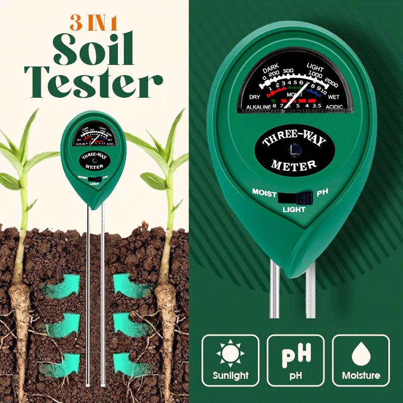 3 in 1 Soil Tester - Go Trendy USA