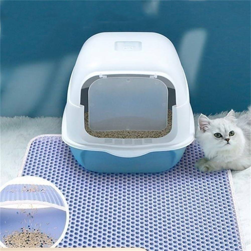 Cat Litter Mat Double Layer Waterproof Urine Proof Trapping Mat