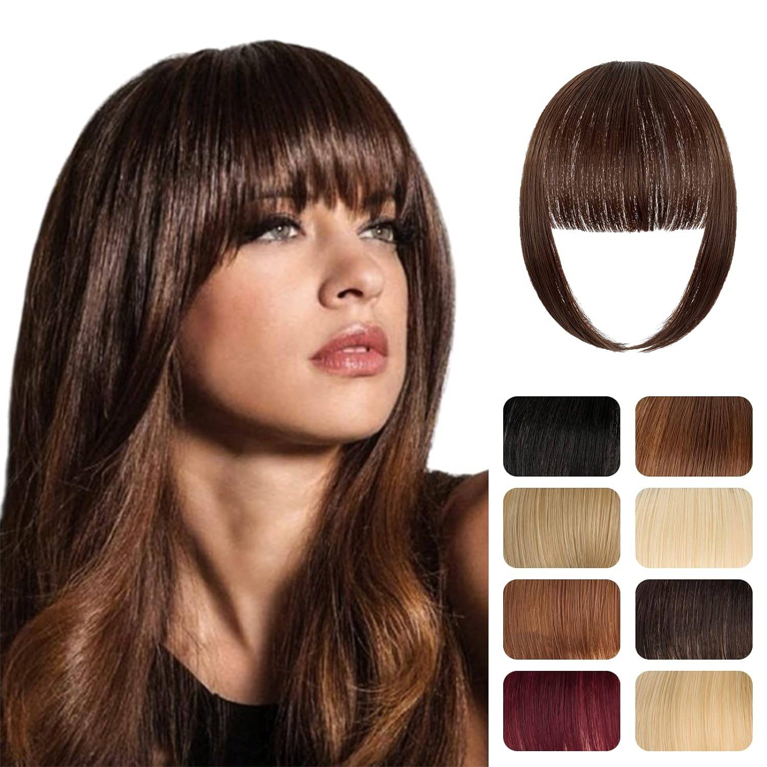 Clip-In Bangs Hair Extensions