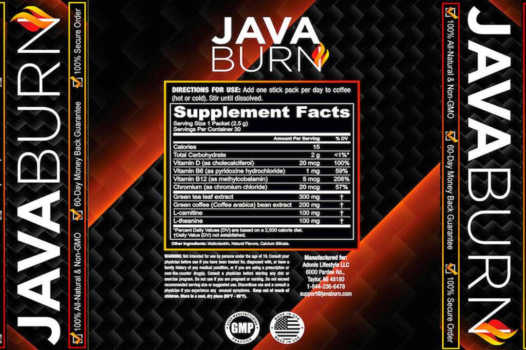 Java Burn, weight loss supplement, coffee supplement, energy boosting, metabolism, natural ingredients, dietary supplement.