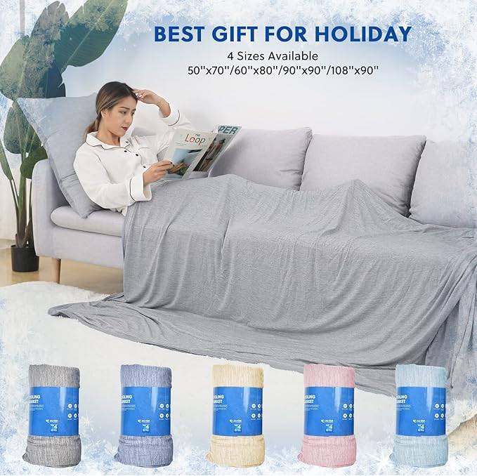 HOMFINE Cooling Blankets for Hot Sleepers,

Cooling Blankets for Hot Sleepers,

Summer Blanket for Night Sweats,

Breathable Materials Blanket,

Durable Cooling Blanket